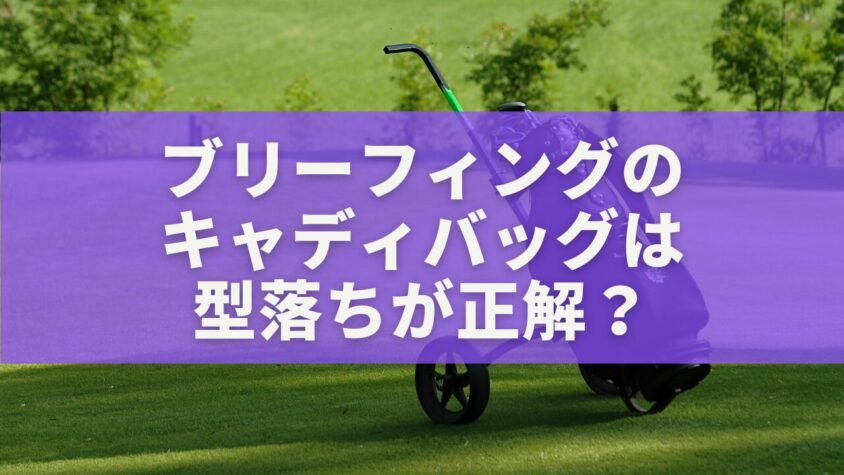 ブリーフィングのキャディバッグは型落ちが正解？